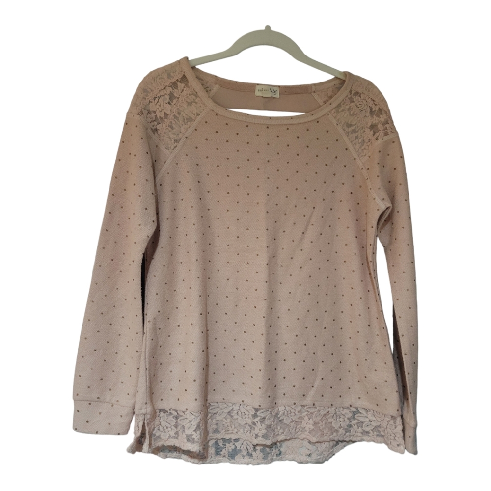 Maison Jules‎ Normandy Sweater in Mahogany Rose Size Medium